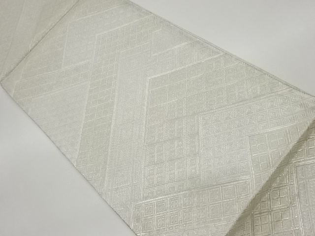 佐賀錦菱模様織出し全通袋帯